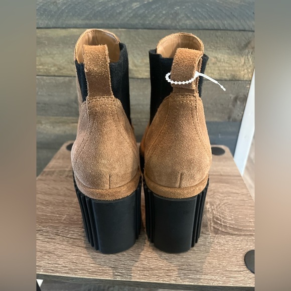 Gianni Bini Ryker Suede Lug Sole Platform Booties Size 8.5 - Picture 10 of 16